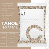 UNS Controsand Tahoe natural substrate for aquariums and terrariums, available in various tones and sizes, safe for aquatic life.