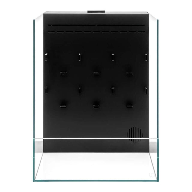 UNS Foresta Paludarium 35E glass tank with built-in filtration and waterfall wall design for aquatic plants.