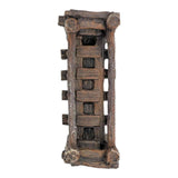 Wooden Bridge Aquarium Ornament features a detailed elegant curved design adding beauty to your underwater environment.