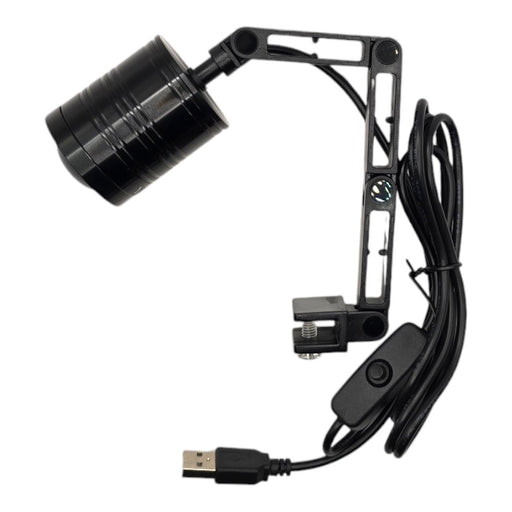 YiAqua Phantom Mini Tank Spotlight Dee-H3 LED light with flexible arm and USB power supply for aquariums 20-30cm.