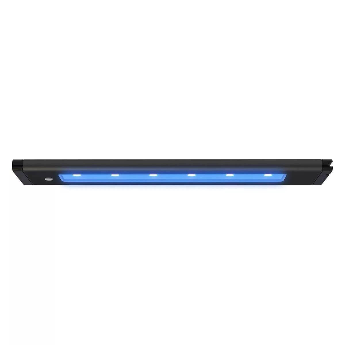 AI Blade Smart LED Strip Coral Grow with blue lighting for aquariums, showcasing sleek design and cluster LED diodes.