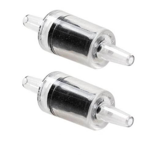 Airline Non-Return Check Valves for 4-6mm pipes, ensuring efficient air flow and preventing backflow in aquarium systems.