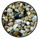 Amazon Mix Pebbles premium aquarium gravel, natural pebbles for aquarium substrate with various colors and sizes.