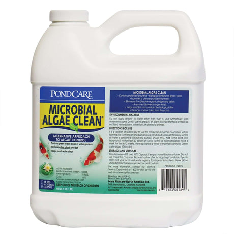 API Microbial Algae Clean, a bacterial algaecide for effective algae control in Koi and goldfish ponds.
