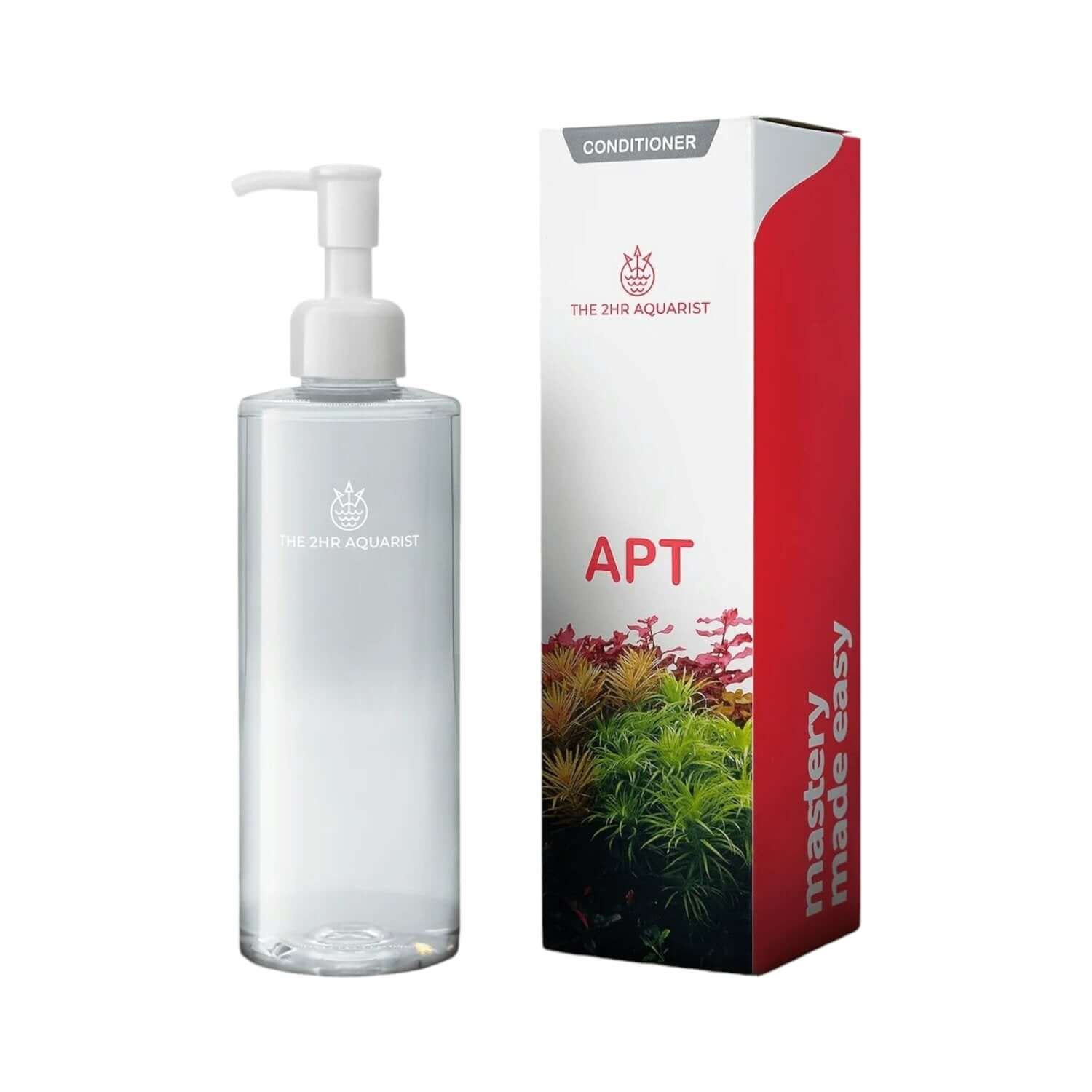 APT Pure Water Conditioner 300ml bottle and packaging, designed for aquarium water care and detoxification.