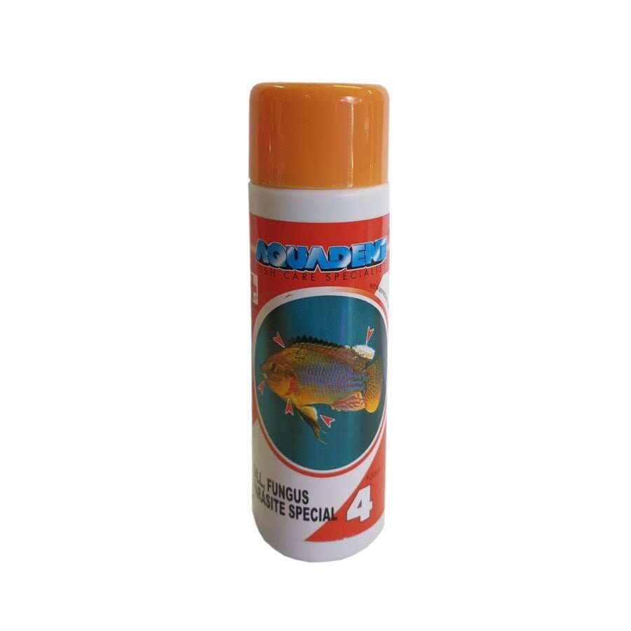 Aquadene Gill Fungus Parasite Special No 4, 100ml fish medicine for treating gill disease and parasites.