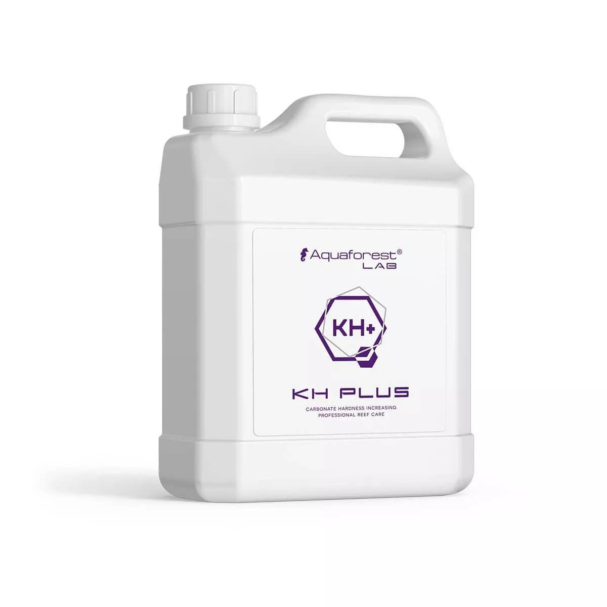 Aquaforest AF Lab KH Plus 1L container for raising carbonate hardness in marine aquariums and maintaining ionic balance.