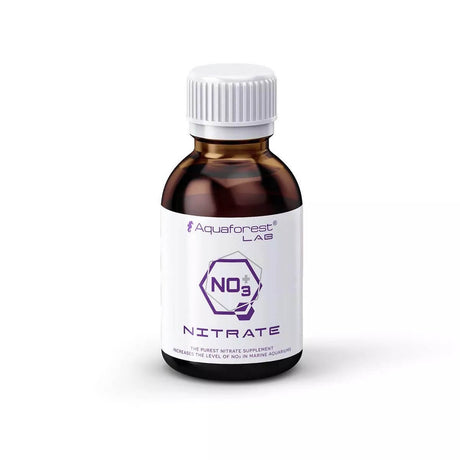 Aquaforest AF Lab NO3+ 200ml nitrate supplement for healthy coral growth in marine aquariums.