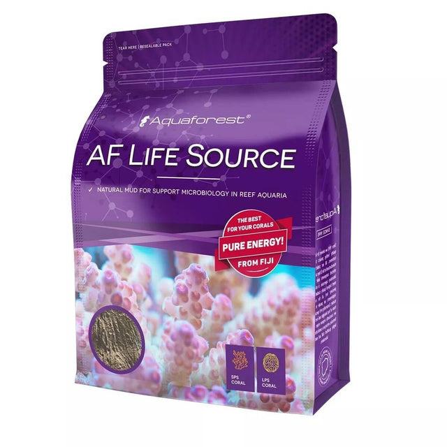 Aquaforest AF Life Source natural mud for reef aquaria enhancing microbiological activity and coral health.