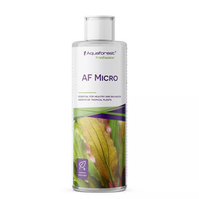 Aquaforest AF Micro 250ml fertilizer for optimal aquatic plant growth and vibrant colors. Essential micronutrients included.