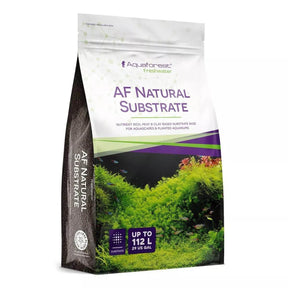 Aquaforest AF Natural Substrate bag for planted aquariums, nutrient-rich peat and clay base for optimal plant growth.