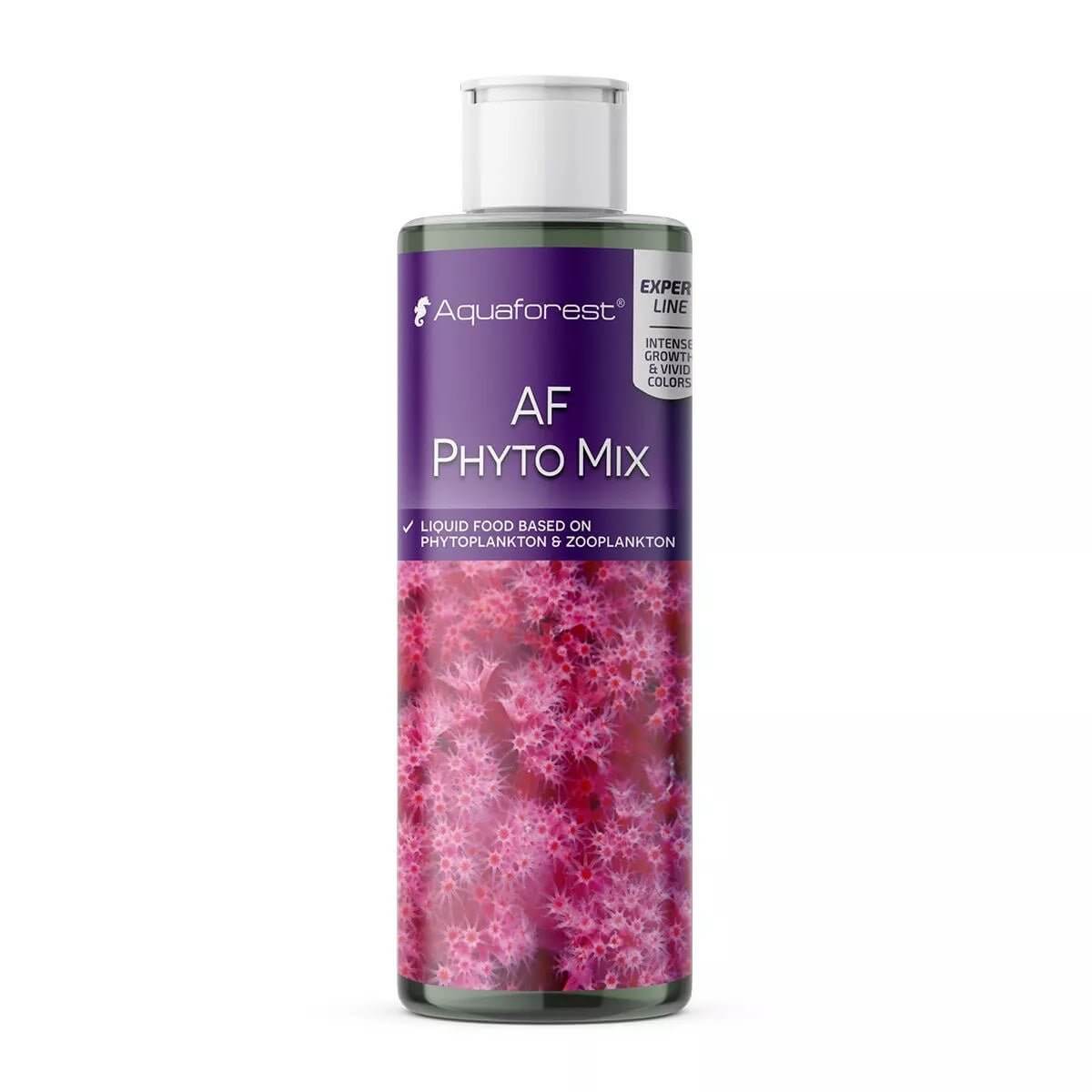 Aquaforest AF Phyto Mix 250ml liquid food for soft corals with phytoplankton and zooplankton nutrition.
