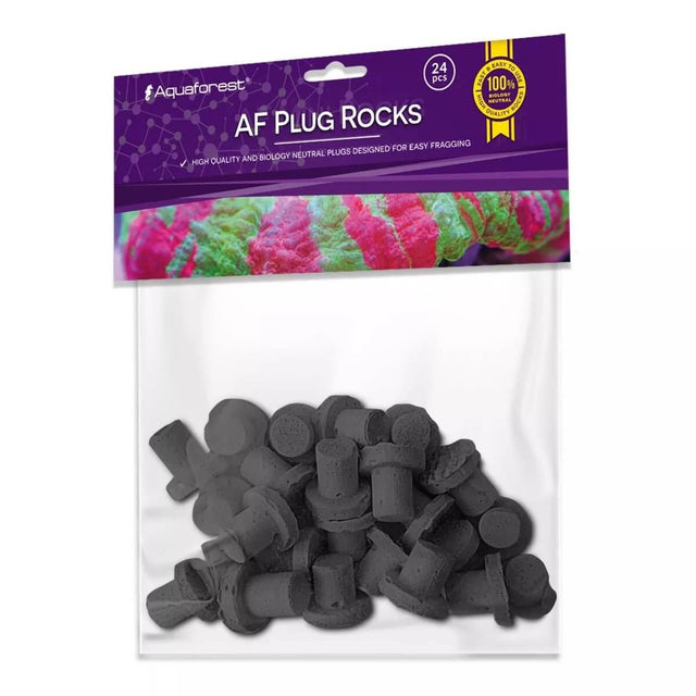 Aquaforest AF Plug Rocks 24pcs pack of biologically neutral plugs for stable coral fragging.