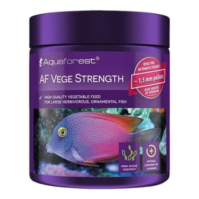 Aquaforest AF Veg Strength 100g, high-quality plant-based food for large herbivorous ornamental fish.