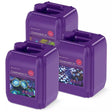 Aquaforest Component 1+, 2+, 3+ Bundle 5L in purple containers for balanced calcium, alkalinity, and magnesium dosing.