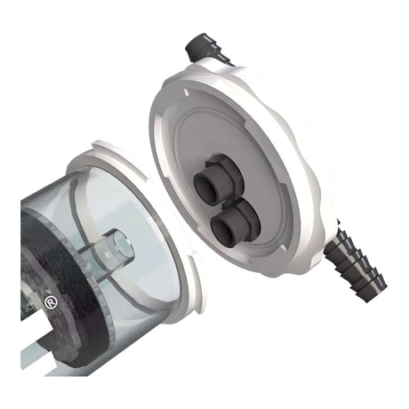 Aquaforest Media Reactor components showcasing high-quality universal fluidization filter for saltwater aquariums.