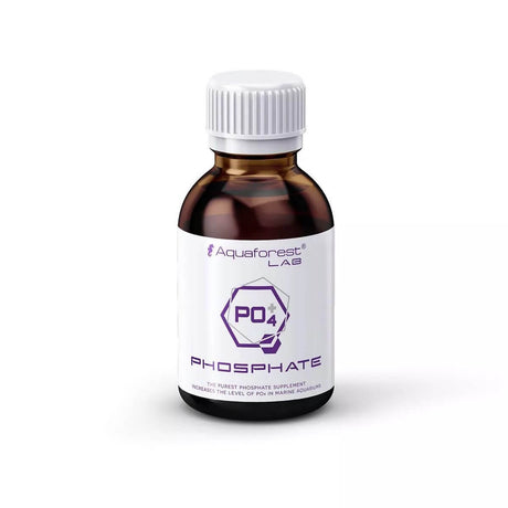 Aquaforest PO4+ Lab 200ml phosphorus supplement for maintaining healthy zooxanthellae in marine aquariums.