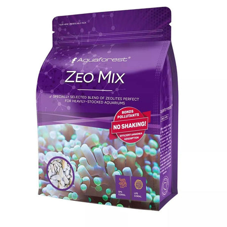 Aquaforest Zeo Mix 1000ml packaging, a multifunctional filtration media for heavily-stocked aquariums.