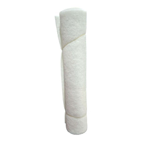 Aquarium filter mat rolled up, measuring 2m x 1m, ideal for efficient water filtration in fish tanks.