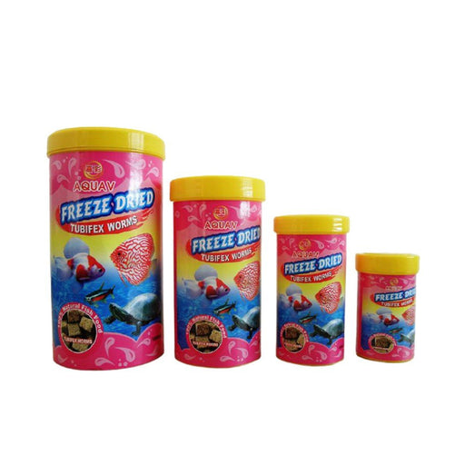 AQUAV Freeze Dried Tubifex Worms - Buy Online - Jungle Aquatics
