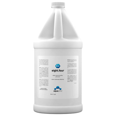 Aquavitro Eight.Four buffer solution for marine aquariums, ensuring stable pH and alkalinity maintenance.