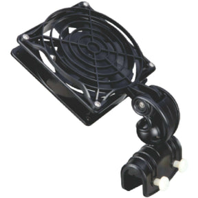 BOYU Aquarium Cooling Fan with powerful airflow and adjustable clamp for easy installation in fish tanks.