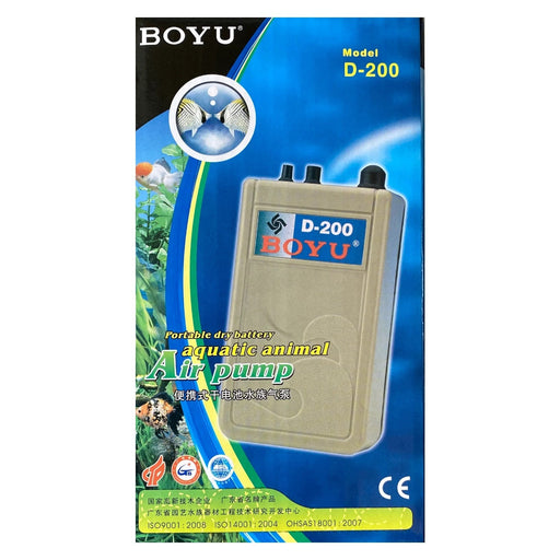 BOYU D200 Battery Operated Air Pump - Buy Online - Jungle Aquatics