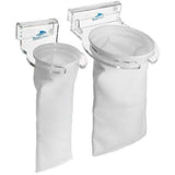 Bubble Magus 4" Filter Sock with dual filtration bags for superior aquarium water quality and debris removal.