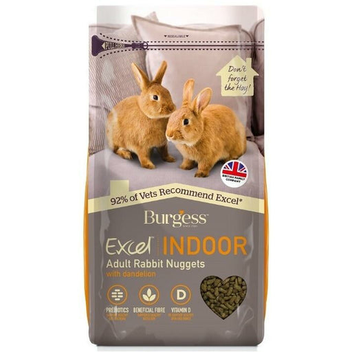 Burgess Excel Indoor Rabbit Nuggets with Dandelion - Buy Online - Jungle Aquatics