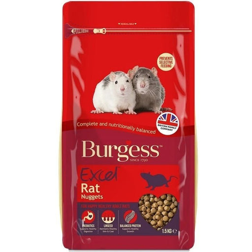 Burgess Excel Rat Nuggets 1.5kg - Buy Online - Jungle Aquatics