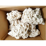 Caribsea South Seas Base Rock in a box, featuring natural porous shapes ideal for marine and freshwater aquariums.