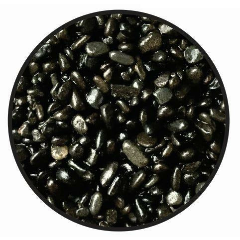 Dark Brown/Black Polished Pebbles 2kg - Buy Online - Jungle Aquatics
