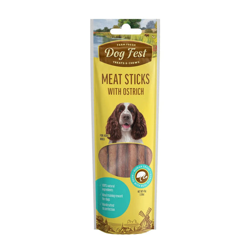 Dog Fest Ostrich Meat Sticks 45g - Buy Online - Jungle Aquatics