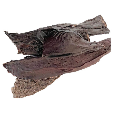 Dog treat liver biltong beef, air-dried natural meat, single ingredient, 100g package.