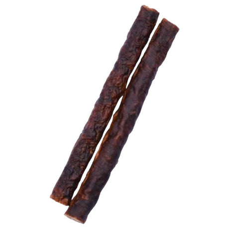 Dog treat ostrich carbonossi sticks, 100% natural meat, grain-free, air-dried, single ingredient, 50g pack.
