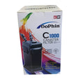 Dophin C1000 Canister Filter box showcasing compact, efficient design for improved water quality in aquariums.