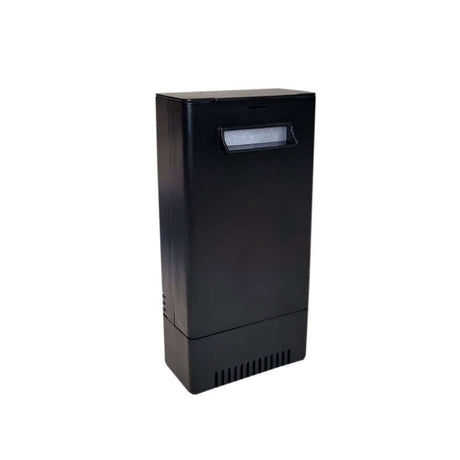 Dophin Internal Amphibious Filter in black, compact design with top handle and ventilation slots for efficient water filtration.