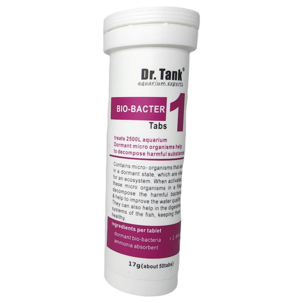 Dr. Tank 1 Bio Bacter Tablets 17g 50pcs - Buy Online - Jungle Aquatics