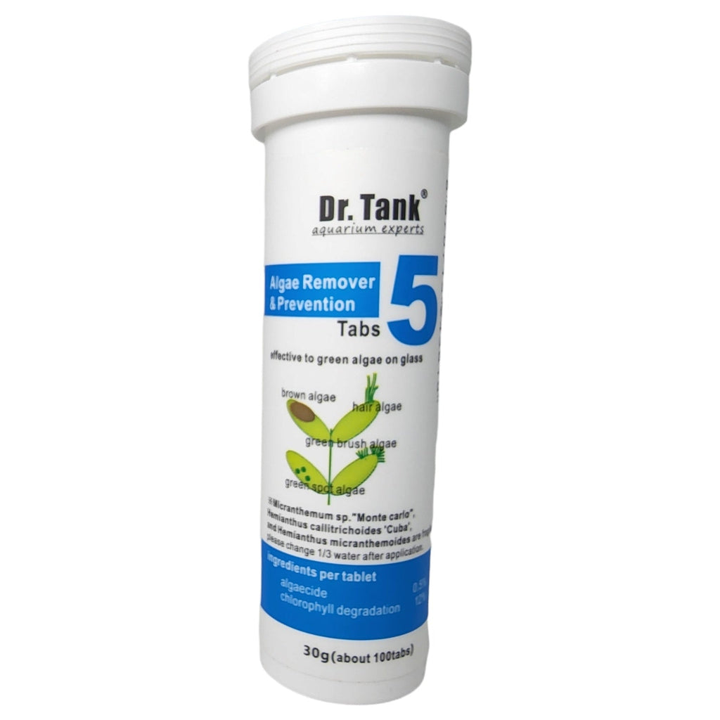 Dr. Tank 5 Algae Remover and Prevention Tablets 30g 100pcs - Buy Online - Jungle Aquatics
