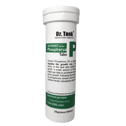 Dr. Tank P Phosphorus Tablets 20g 50pcs - Buy Online - Jungle Aquatics