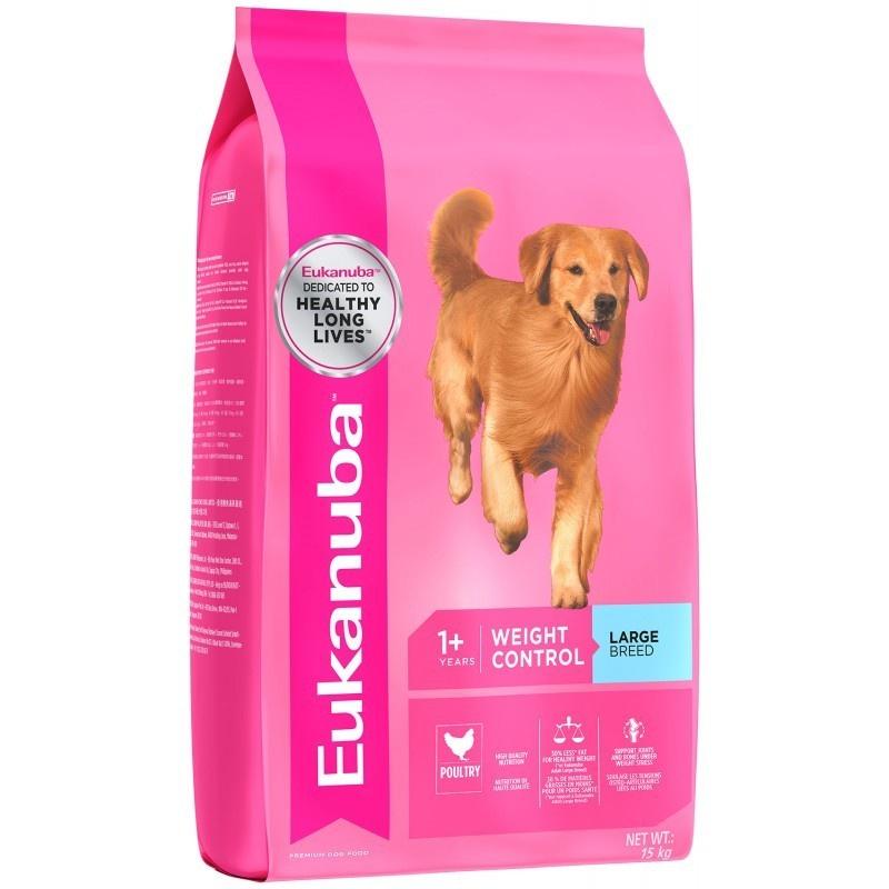 Eukanuba Fit Body Weight Control Chicken Large Adult Dog Food 15kg - Buy Online - Jungle Aquatics