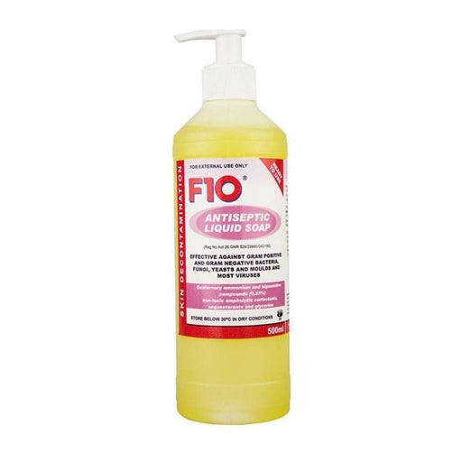 F10 Antiseptic Liquid Soap 500ml - Buy Online - Jungle Aquatics