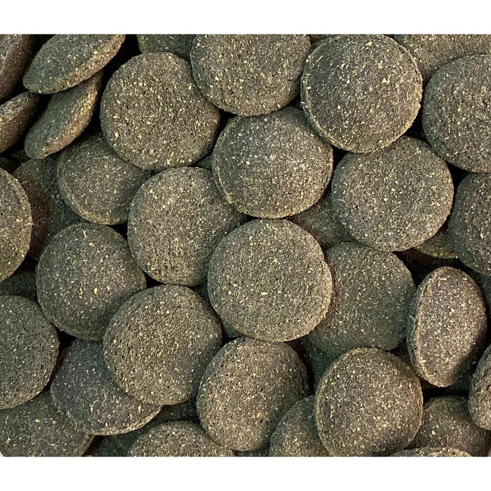 Fish Science Oak and Algae Wafers for Plecostomus and wood-eating fish, nutritionally balanced diet pellets.