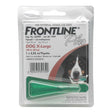 Frontline Plus for Dogs X-Large packaging, flea and tick prevention treatment with pipette for dogs 40-60 kg.