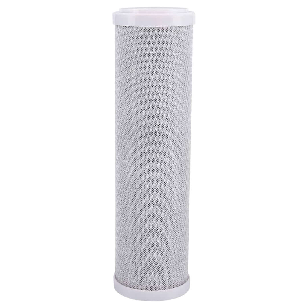 G.A.C. Granulated Activated Carbon Filter Cartridge 10" for R.O. units, designed for water purification in aquariums.