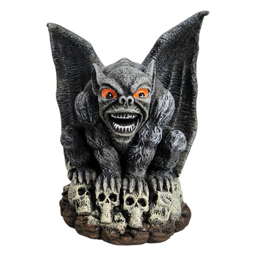 Gargoyle Aquarium Ornament with skulls, adding mystique and elegance to your underwater decor.