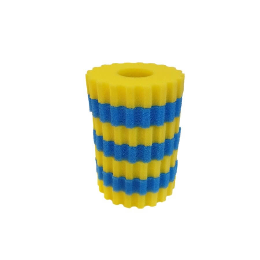 Grech Pond Bio Pressure Filter Replacement Sponge Set in yellow and blue design for pond water filtration.