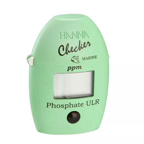 Hanna HI774 Phosphate Ultra Low Range PPM Colorimeter for measuring phosphate in marine environments.