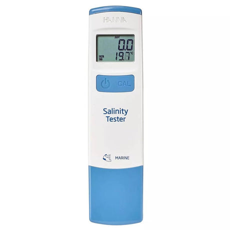 Hanna HI98319 Marine Salinity and Temperature Tester for accurate aquarium salinity and temperature measurements.
