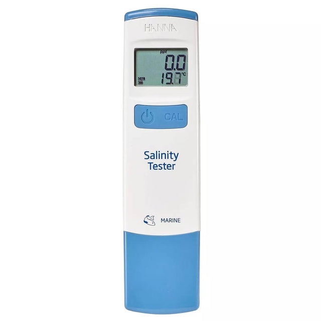 Hanna HI98319 Marine Salinity and Temperature Tester for accurate aquarium salinity and temperature measurements.